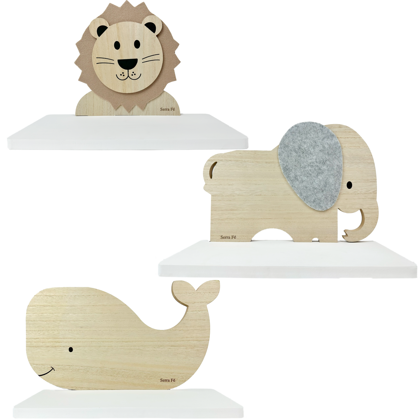 Dieren wandplanken kinderkamer